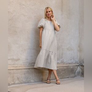 Noralee Chloe Autumn Plaid dress size S